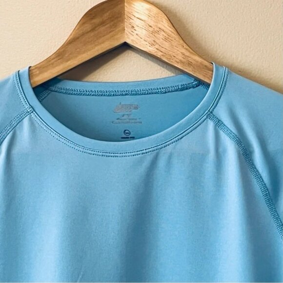 Mountain Equipment  Co op Light Blue Activewear Long Sleeve Shirt Size US M - Picture 2 of 5